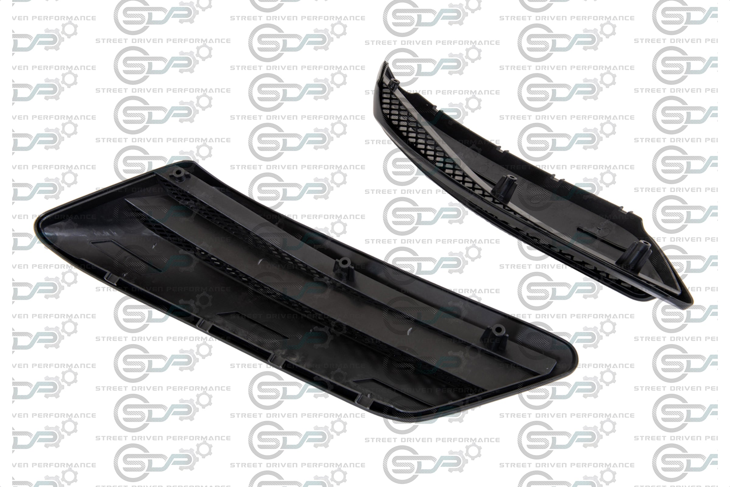 2014-2017 C7 Corvette - Carbon Flash "ZR1 Style Conversion" Side Fender Vents (Pair)
